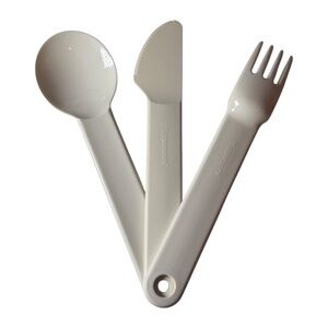 Tupperware "On The Go Cutlery" Snap Together Utensil Set